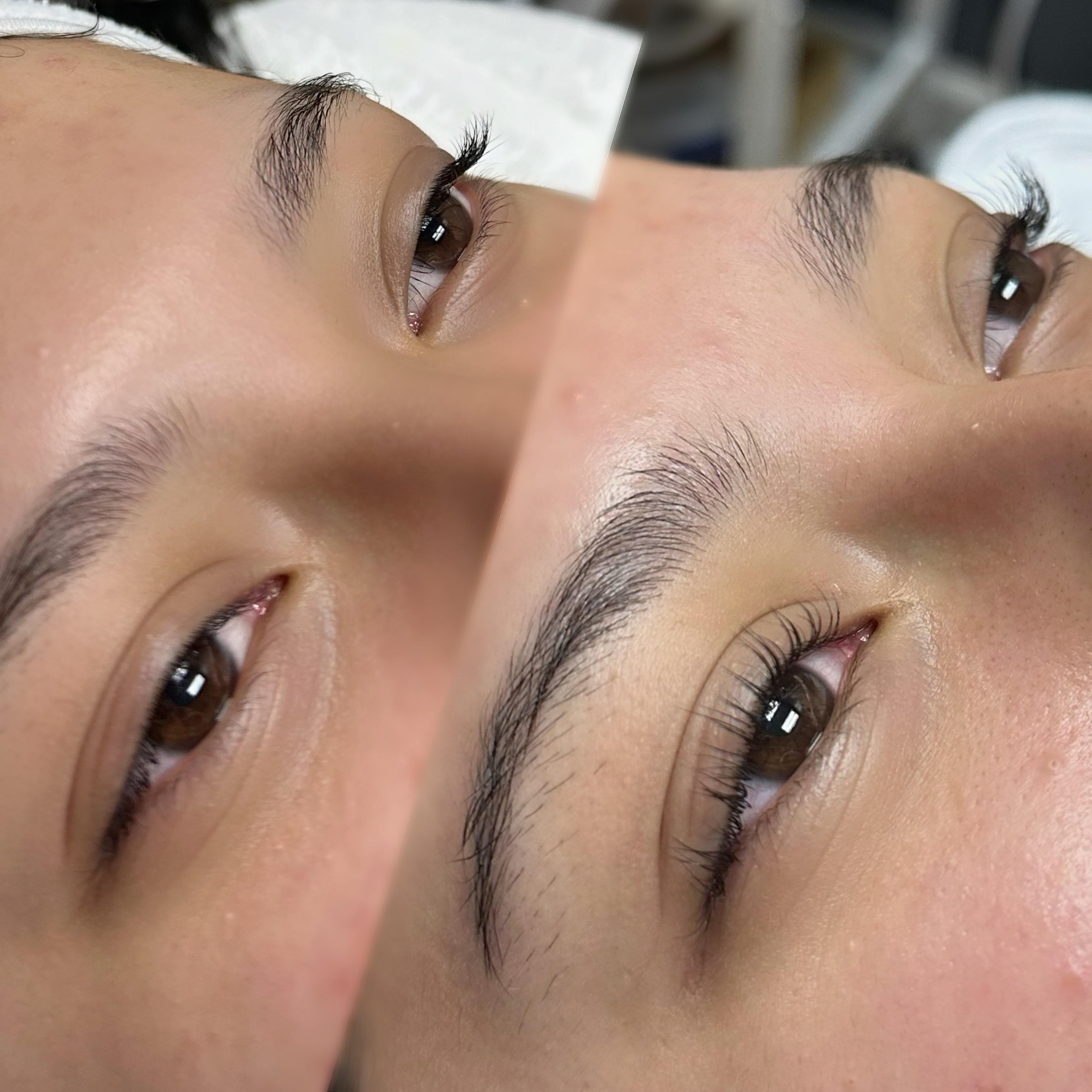 Professional eyebrow treatment